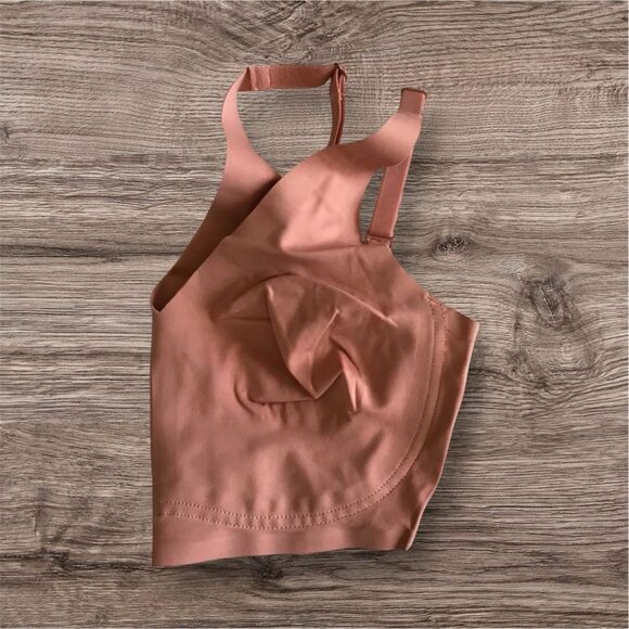 Ruby Ribbon Second Skin Sheer Demiette Dusty Rose Nwt Size 32 - Picture 4 of 5